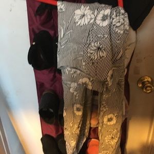 Flower comfortable pants